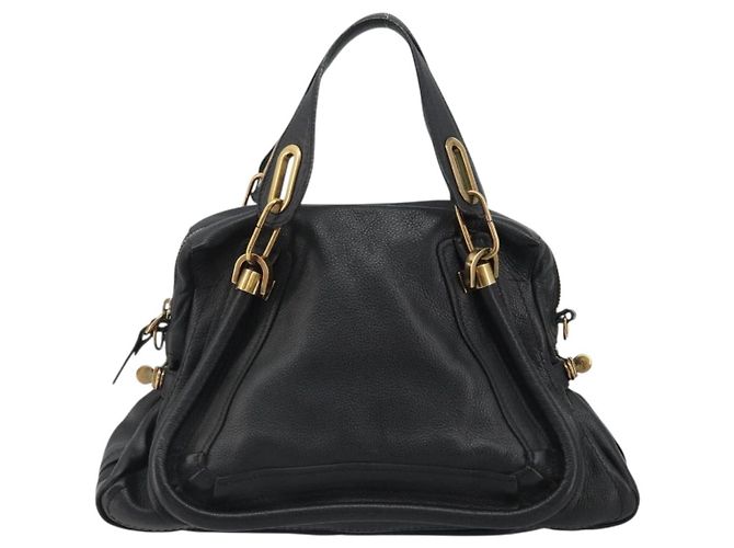 Chloé Chloe Paraty Quilted Leather Medium Noir