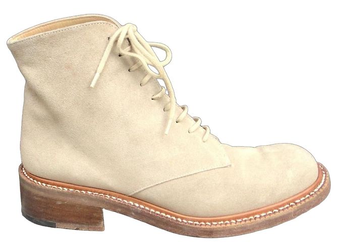 Robert Clergerie Botines de Ante Beige