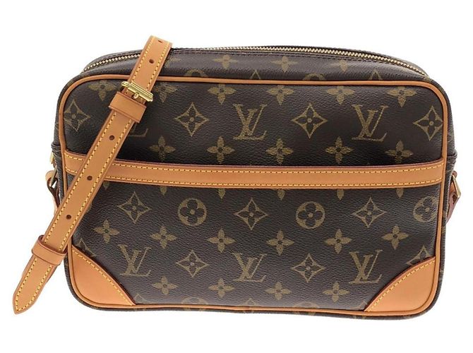 Borsa a tracolla Louis Vuitton Monogram Trocadero Marrone