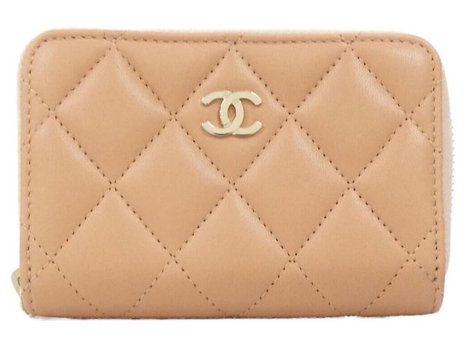 Monedero Chanel Timeless Classic Line Naranja