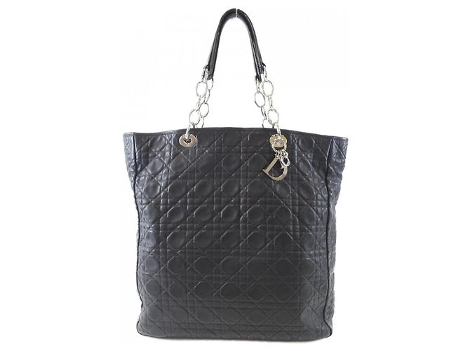 Christian Dior schwarze Handtasche