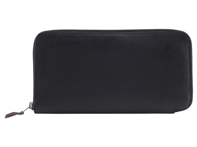 Hermès Hermes Azap Zip Around Silk'in Epsom Long Black