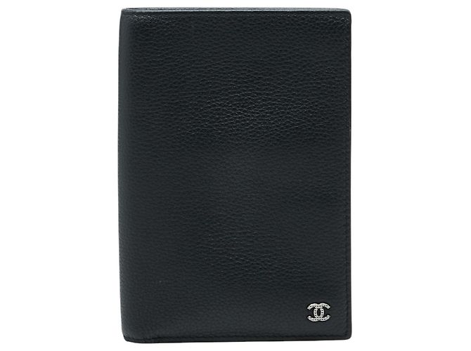 Cartera bi-fold Chanel Coco Mark Negro