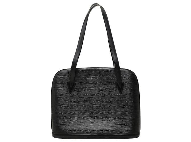 Sac cabas Louis Vuitton Epi Lussac Noir