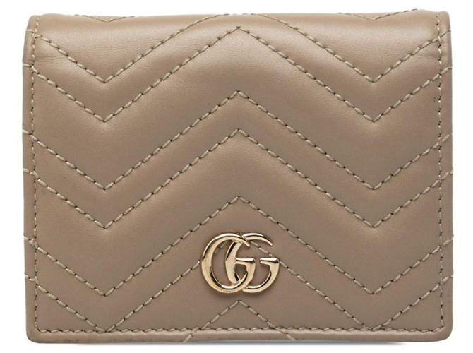 Gucci GG Marmont Bi-fold Geldbörse Grau