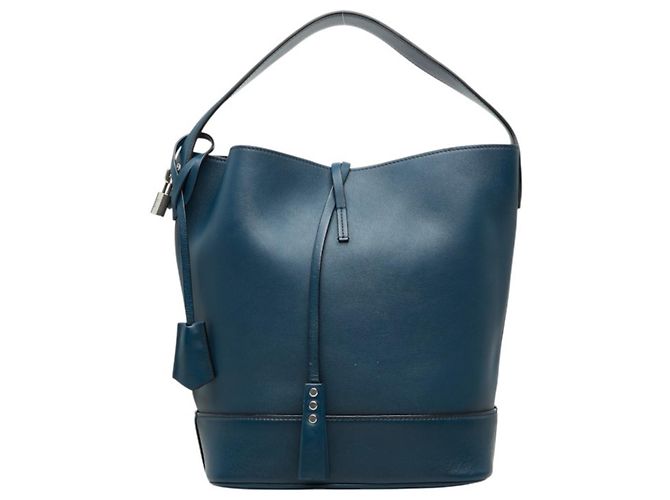 Bolso de hombro Louis Vuitton Cuir Nuance Azul marino