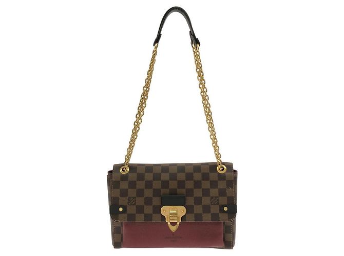 Borsa a tracolla Louis Vuitton Damier Vavin PM Marrone
