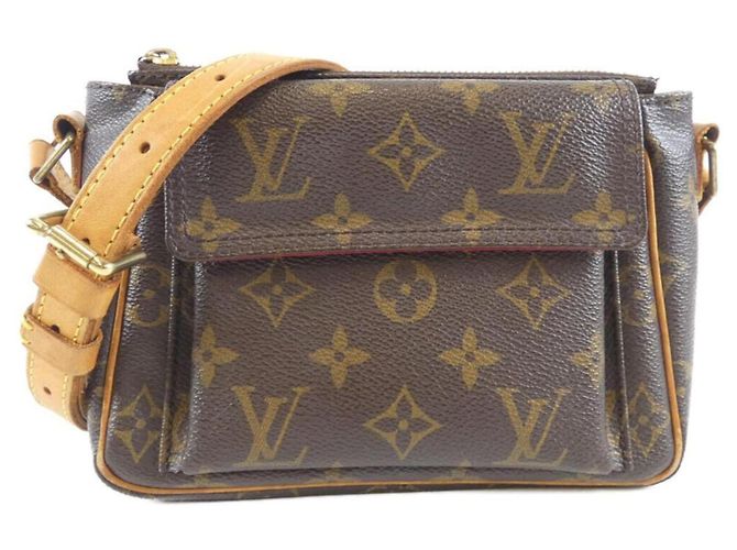 Borsa a tracolla Louis Vuitton Monogram Viva Cite PM Marrone