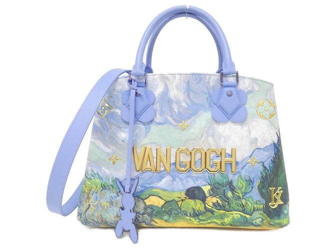 Sac à main Louis Vuitton Monogram Certy Montaigne MM Bleu