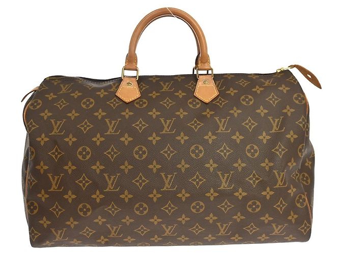 Louis Vuitton Speedy Monogram Canvas 40 Marrone