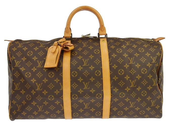 Louis Vuitton Keepall Monogram Canvas 55 Marron