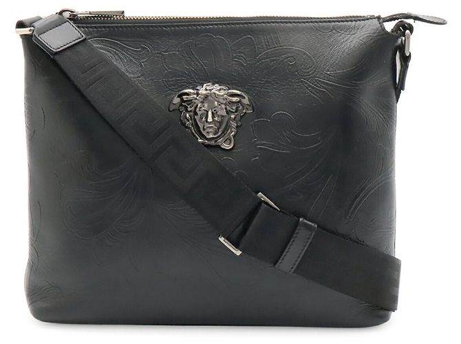 Borsa a tracolla Versace Medusa Nero