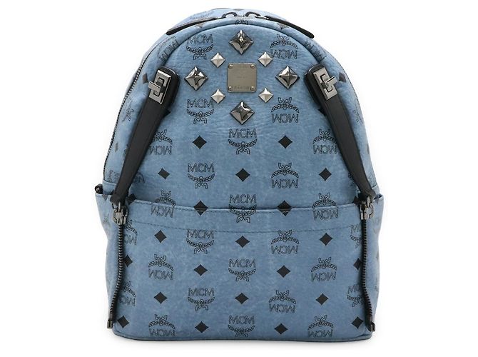 MCM Visetos Glam Rucksack Blau