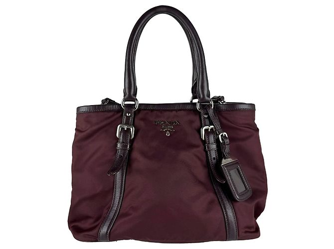 Borsa a mano/Borsa a tracolla Prada Burgundy Bordò