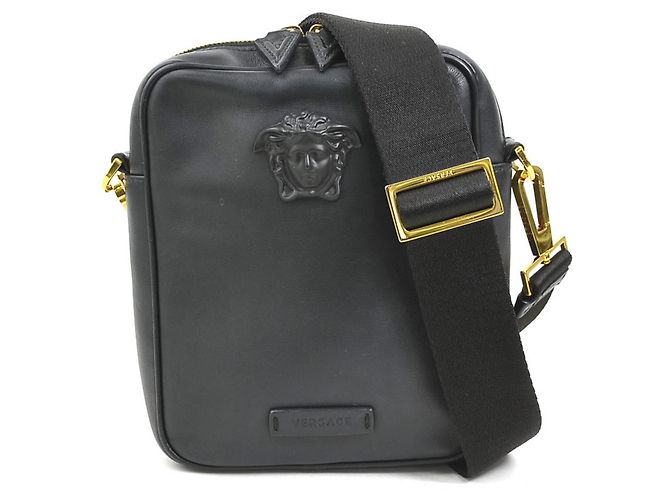 Borsa a tracolla Versace Medusa Nero