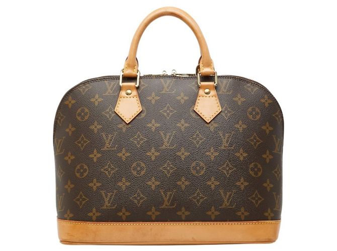 Sac à main Louis Vuitton Monogram Alma Marron