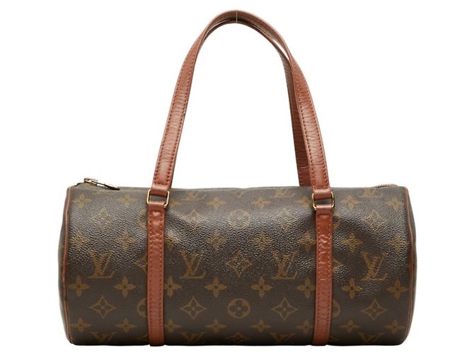 Bolsa de Ombro Louis Vuitton Monogram Papillon 30 Marrom