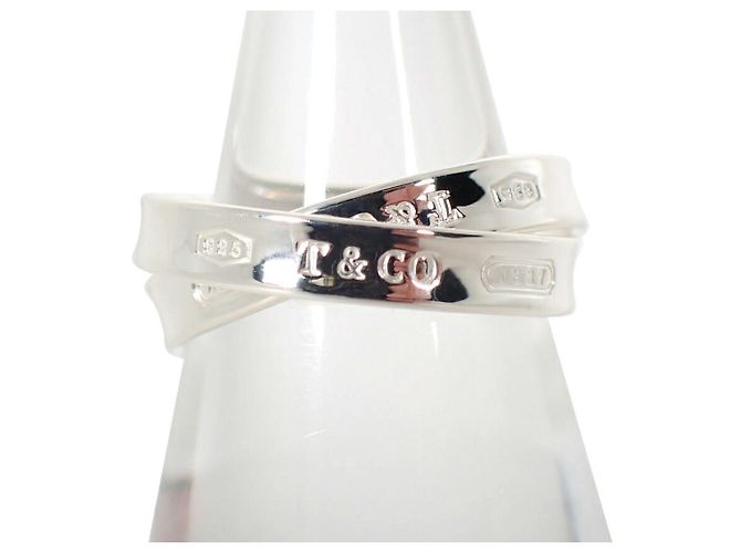 Autre Marque Anel Tiffany & Co. 925 1837 Interlocking Circle