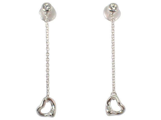 Autre Marque Orecchini a lobo a cuore in Ag925 e diamanti Tiffany & Co.