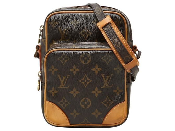 Bolsa Tiracolo Louis Vuitton Monogram Amazon Marrom