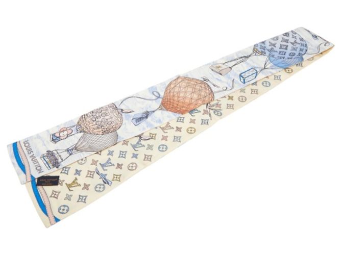 Pañuelo de seda Louis Vuitton Bandeau Up and Away Multicolor