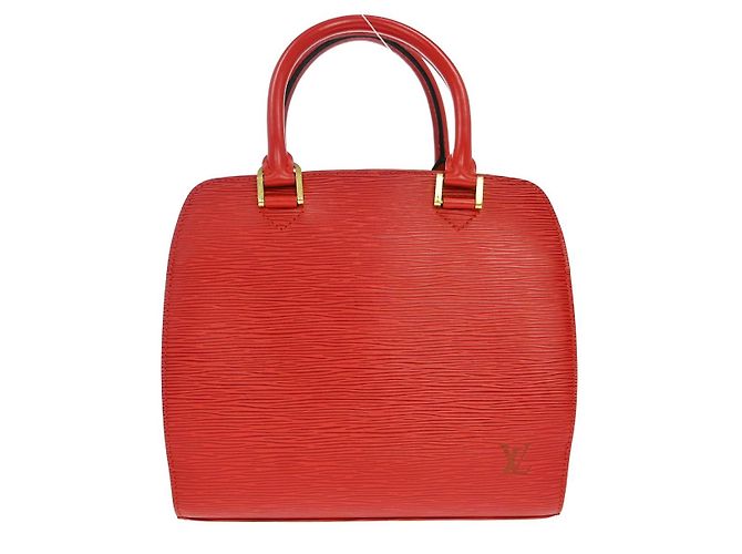 Louis Vuitton Pont Neuf Epi Leather PM Rouge