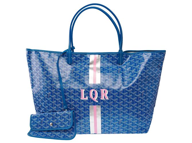 Saint Louis Bolso GOYARD Saint-Louis en Lona Azul - 103926