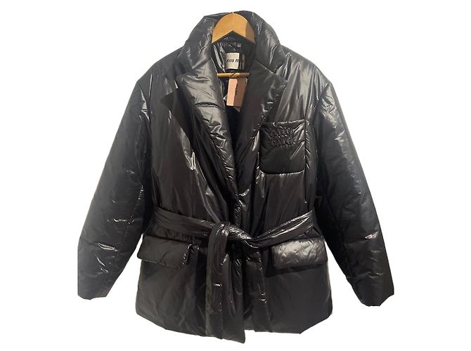 Doudoune Miu Miu noire T.38 Black