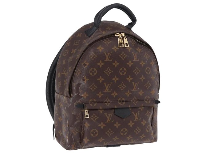 LOUIS VUITTON Monogram Palm Springs MM Backpack M44874 LV Auth 202223