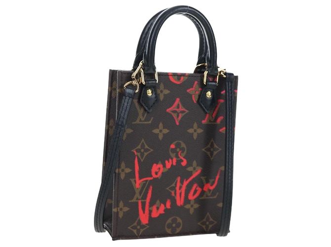 LOUIS VUITTON Monogram Fall in Love Petit Sac Plat 2way M80839 LV Auth 167619SAM Monograma