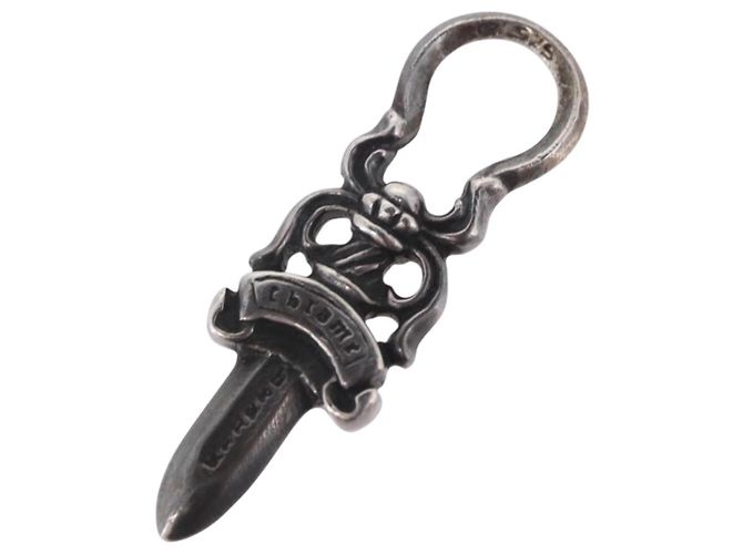 Chrome Hearts Dagger Anhänger Top Ag925 Silver Auth 204346M Silber
