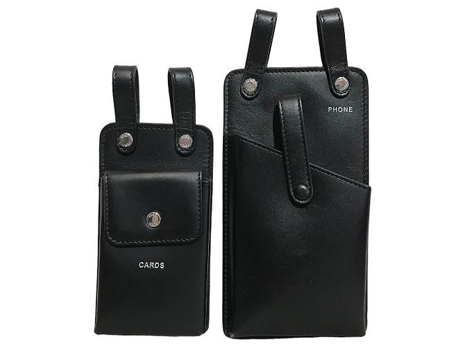 Accesorios de cinturón multi bolsillos Fendi Negro