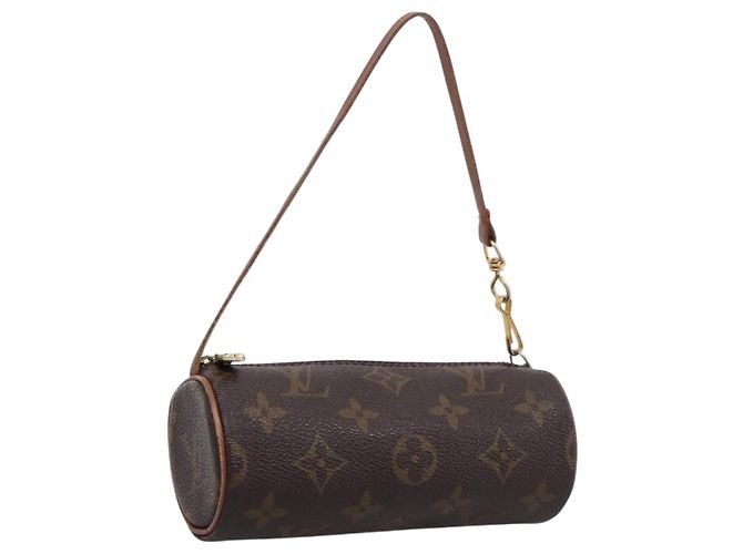 LOUIS VUITTON Monogram Papillon Pouch LV Auth BA15822 Monogramm