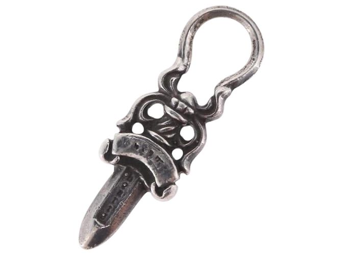 Pendente Chrome Hearts Dagger Top Ag925 Silver Auth 204344M Argento