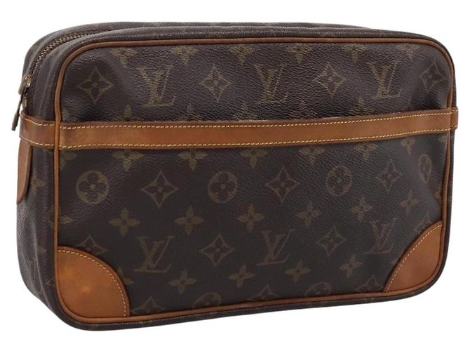 LOUIS VUITTON Monogram Compiegne 28 Clutch Bag M51845 LV Auth 203850 Monograma