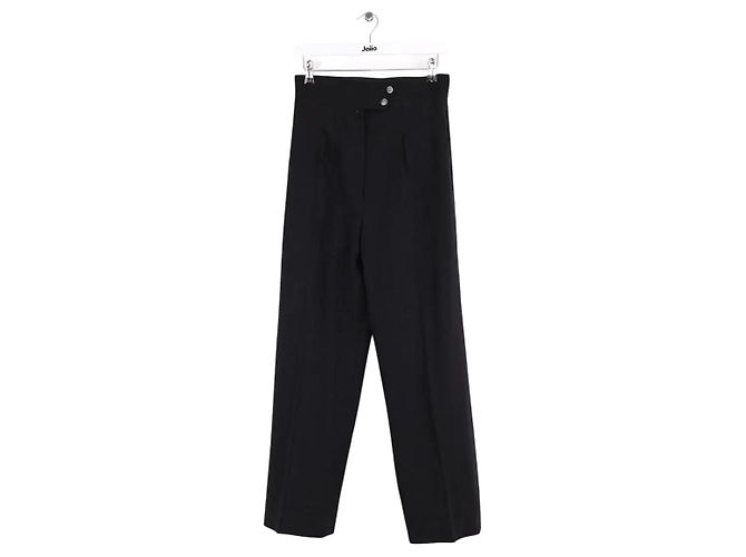 Chanel Hose aus Wolle schwarz