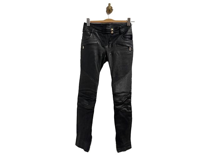 Pantalon Balmain noir T.34 Black