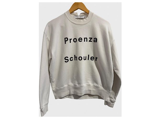 Proenza Schouler Sweatshirt weiß T.XS