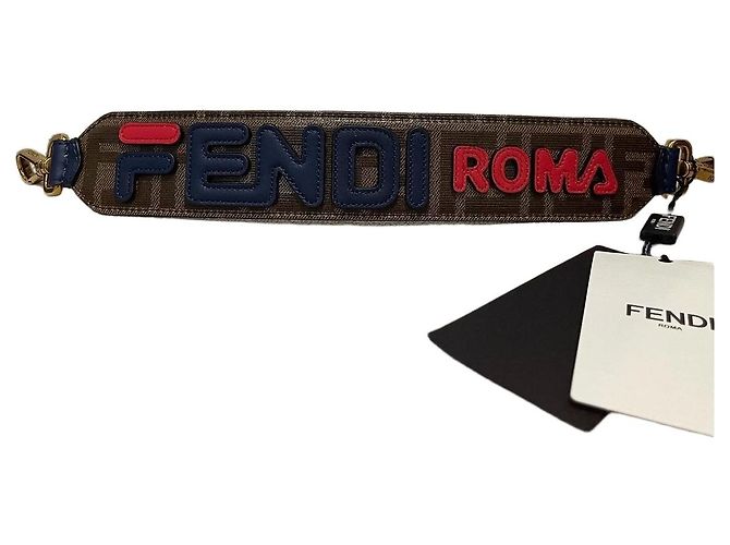 Alça de bolsa Fendi NOVA Marrom