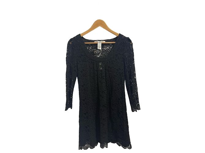 Vestido Diane Von Furstenberg negro T.2