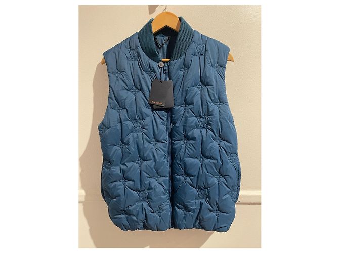 Piumino Louis Vuitton blu T.44
