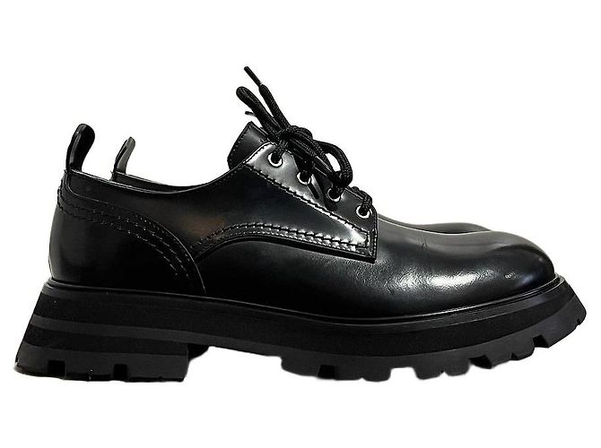 Derbies Alexander McQueen noires T.38.5 Black