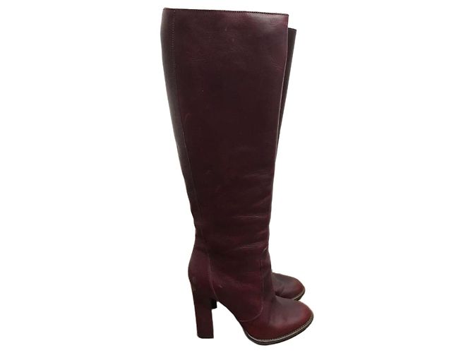 Botas Lanvin bordeaux T.37,5