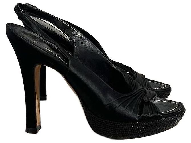 Escarpins Rene Caovilla noirs T.37 Black