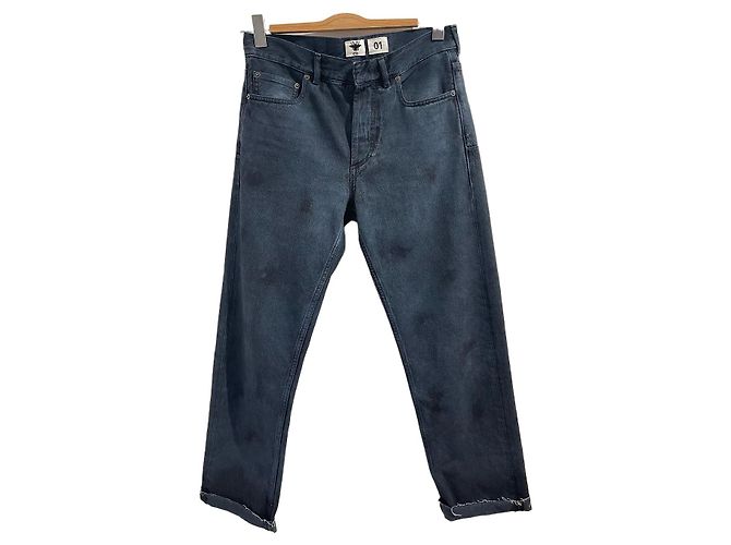 Dior Blue Cotton Jeans Size 34