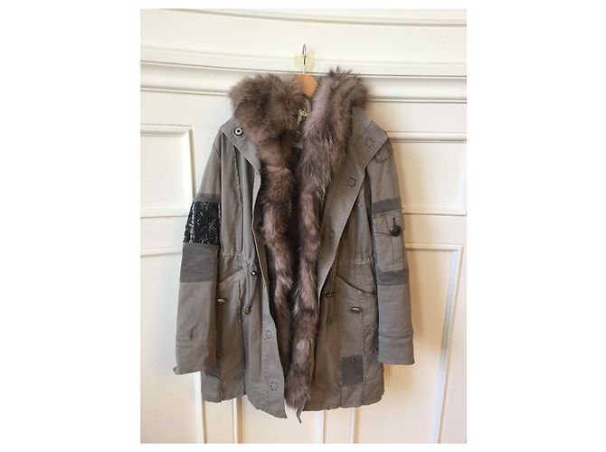 Autre Marque Parka Project Foce T.38 Caqui