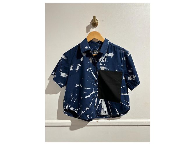 Camicia Proenza Schouler tie & dye T.XS Blu