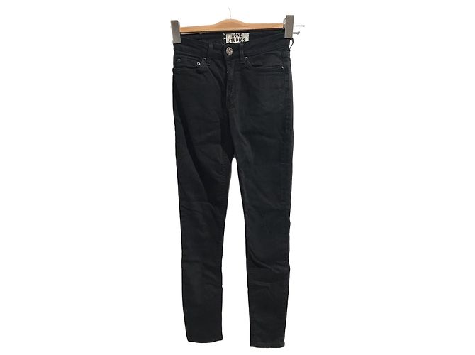 Vaqueros skinny Acne Studios de algodón negro talla 24
