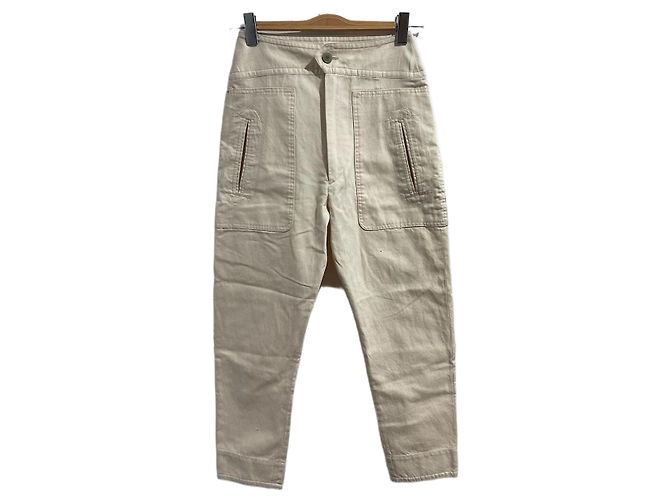 Isabel Marant Etoile Pantalones Isabel Marant beige T.34