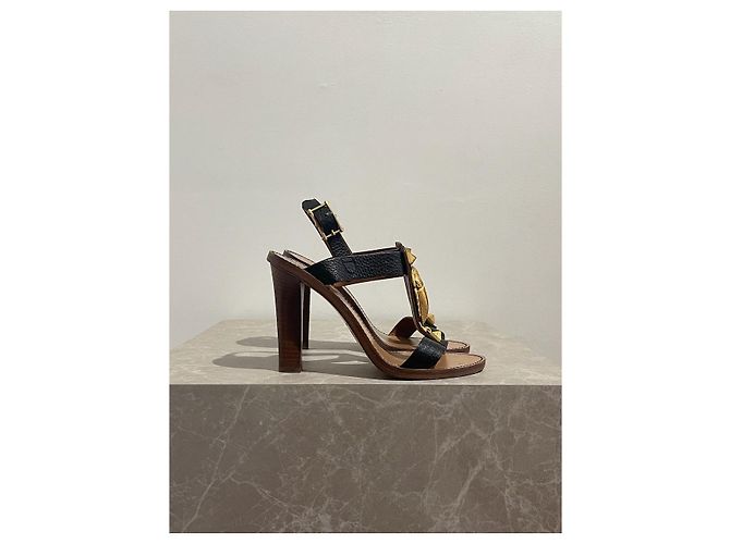 Valentino Garavani Sandali Valentino neri T.36,5 Nero